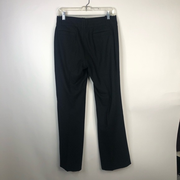 Banana Republic Jackson fit black wool blend lined pants. wide leg size 4 - Picture 3 of 8
